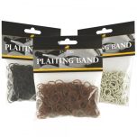 Lincoln Plaiting Bands (Black, White and Brown Pictured)