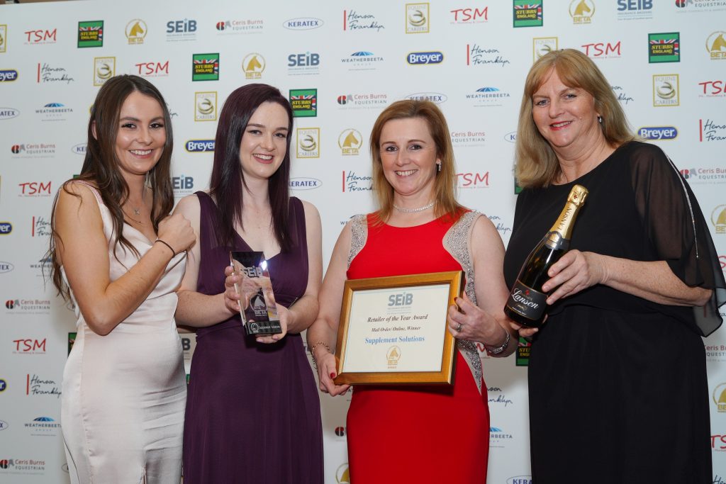 Supplement Solutions SEIB Retailer of the Year award